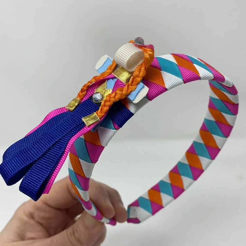 Headband with Anna ribbon clip